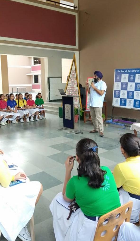 school awareness session awareness session for students by dr gurbilas p singh